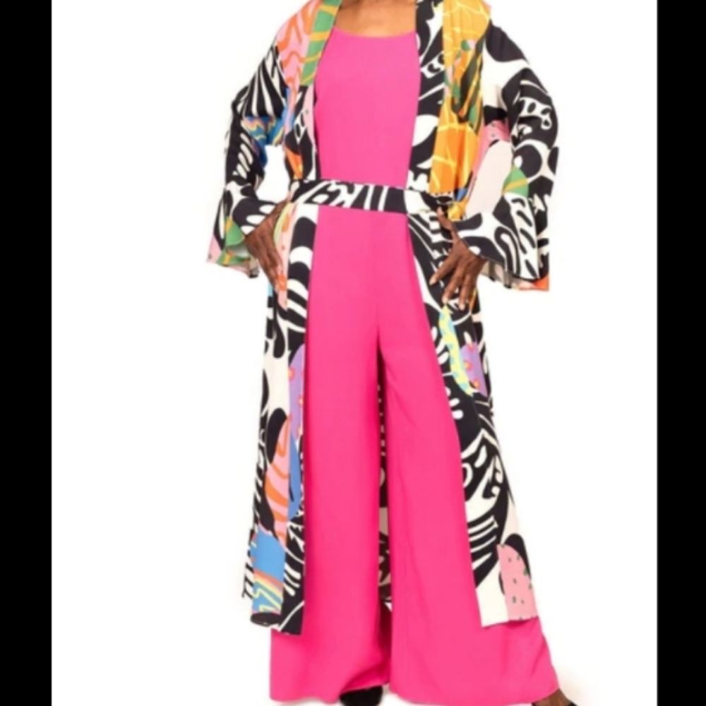 Jumpsuit and Duster Set - XL
